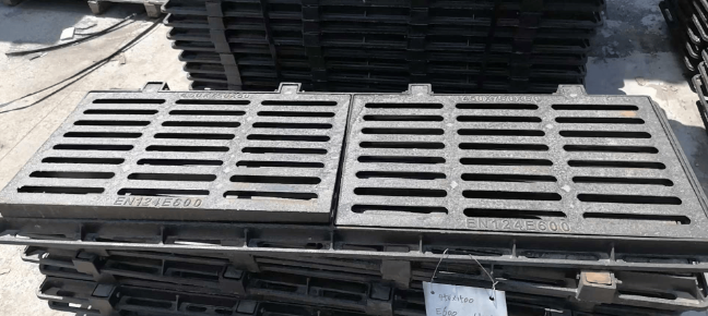 水城球墨铸铁连体双篦展示